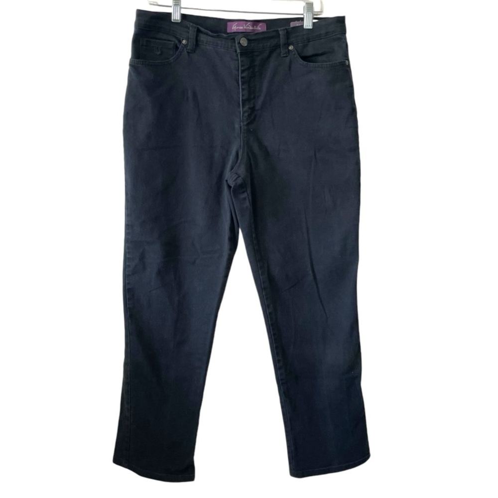 Gloria Vanderbilt Amanda Black Jeans | Women’s Size 12 Short | Classic Fit